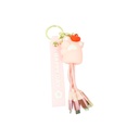 LLAVERO CHARM 3 EN 1 USB CARGADOR