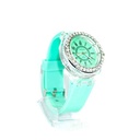 RELOJ CARCASA STRASS Y MALLA DE GOMA