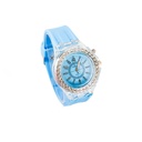 RELOJ CARCASA STRASS Y MALLA DE GOMA