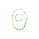 SET COLLAR MAS PULSERA CON DIJES DE FORMAS