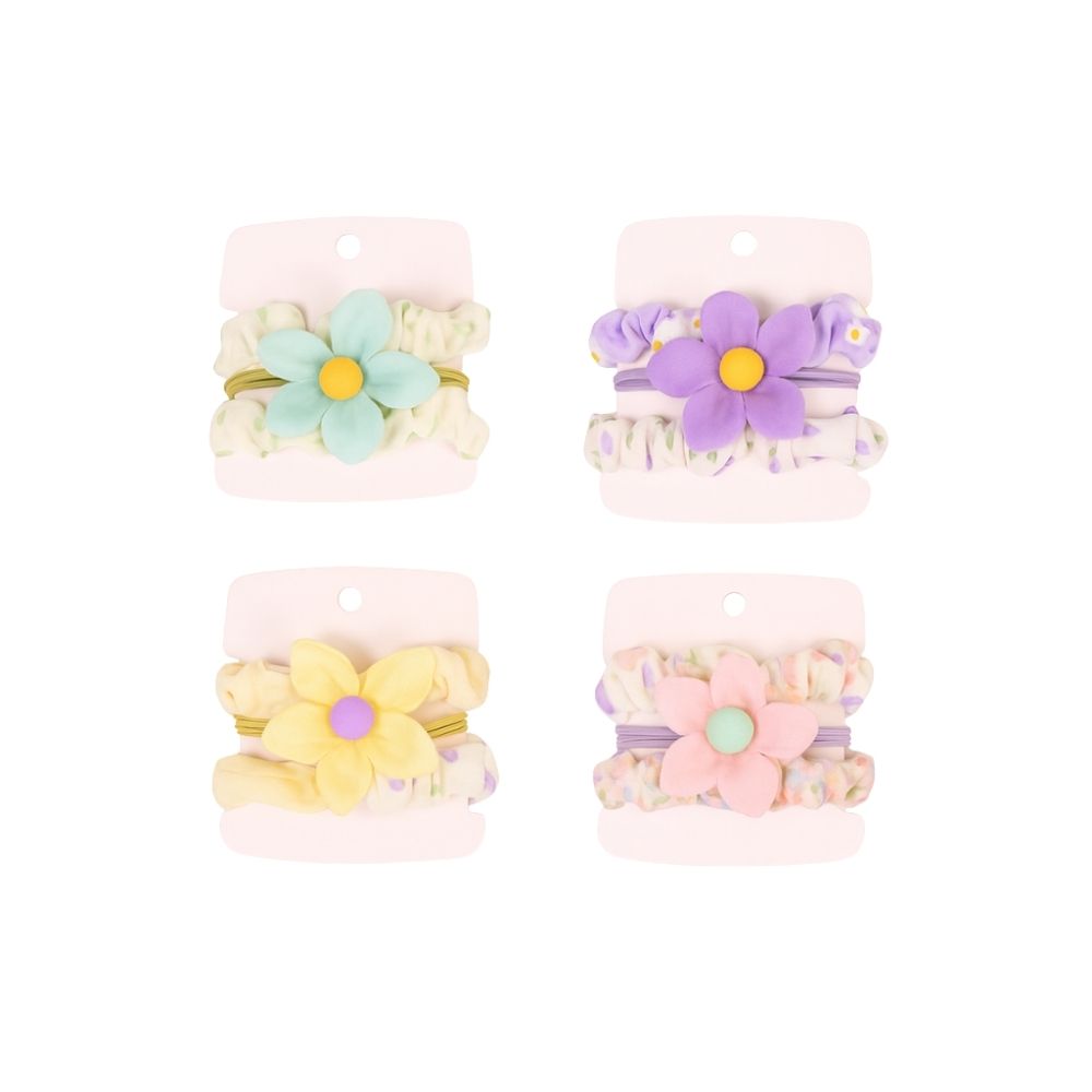 SET DE COLEROS FLOR POR 3 UNIDADES