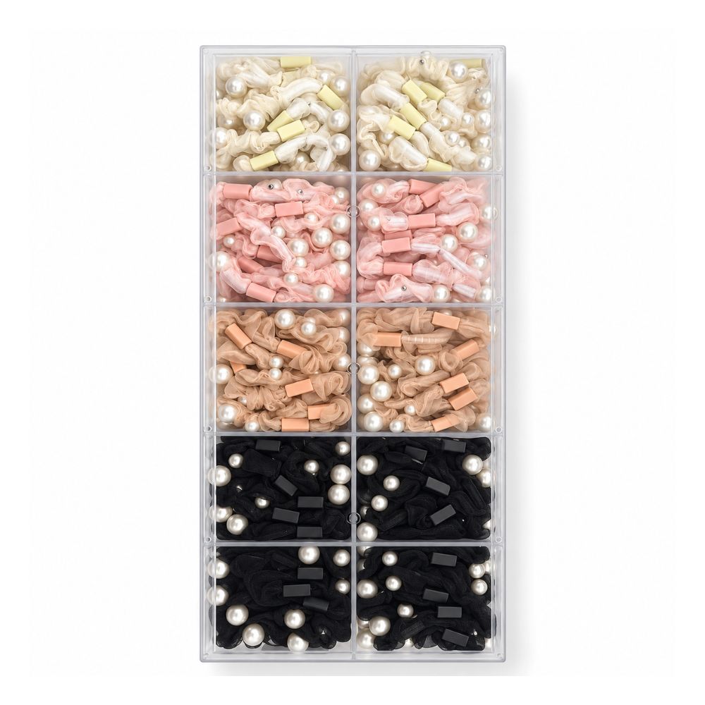 COLERO TUL CON PERLAS X4 UNIDADES