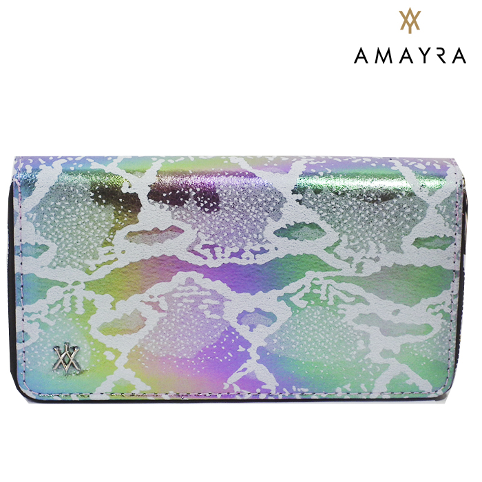 [34933] BILLETERA SERPIENTE HOLOGRAFICA AMAYRA