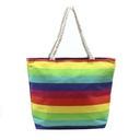 [34756] BOLSO PLAYERO A RAYAS MULTICOLOR