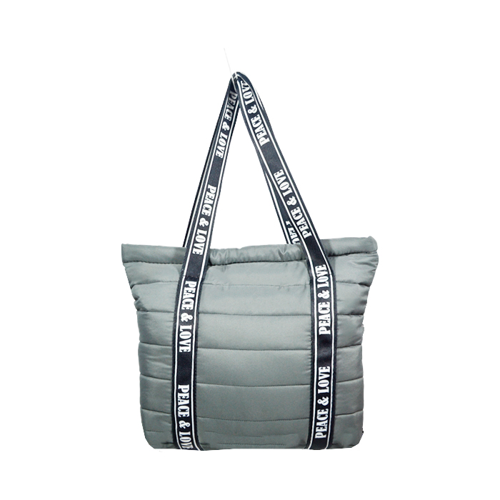 [41540] BOLSO PUFFER C/ CORREA ESTAMPADA