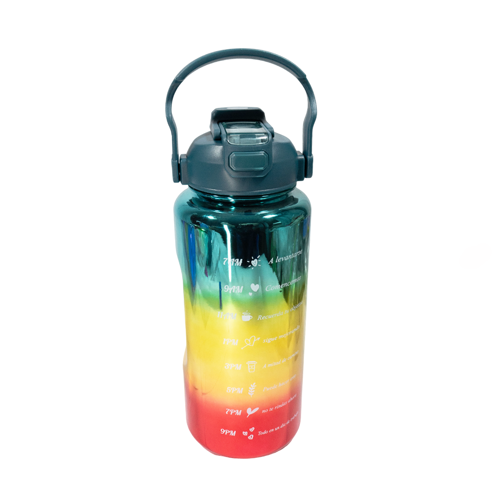 [42227] BOTELLA DE AGUA 2000ML COLORES METALIZADOS DEGRADE