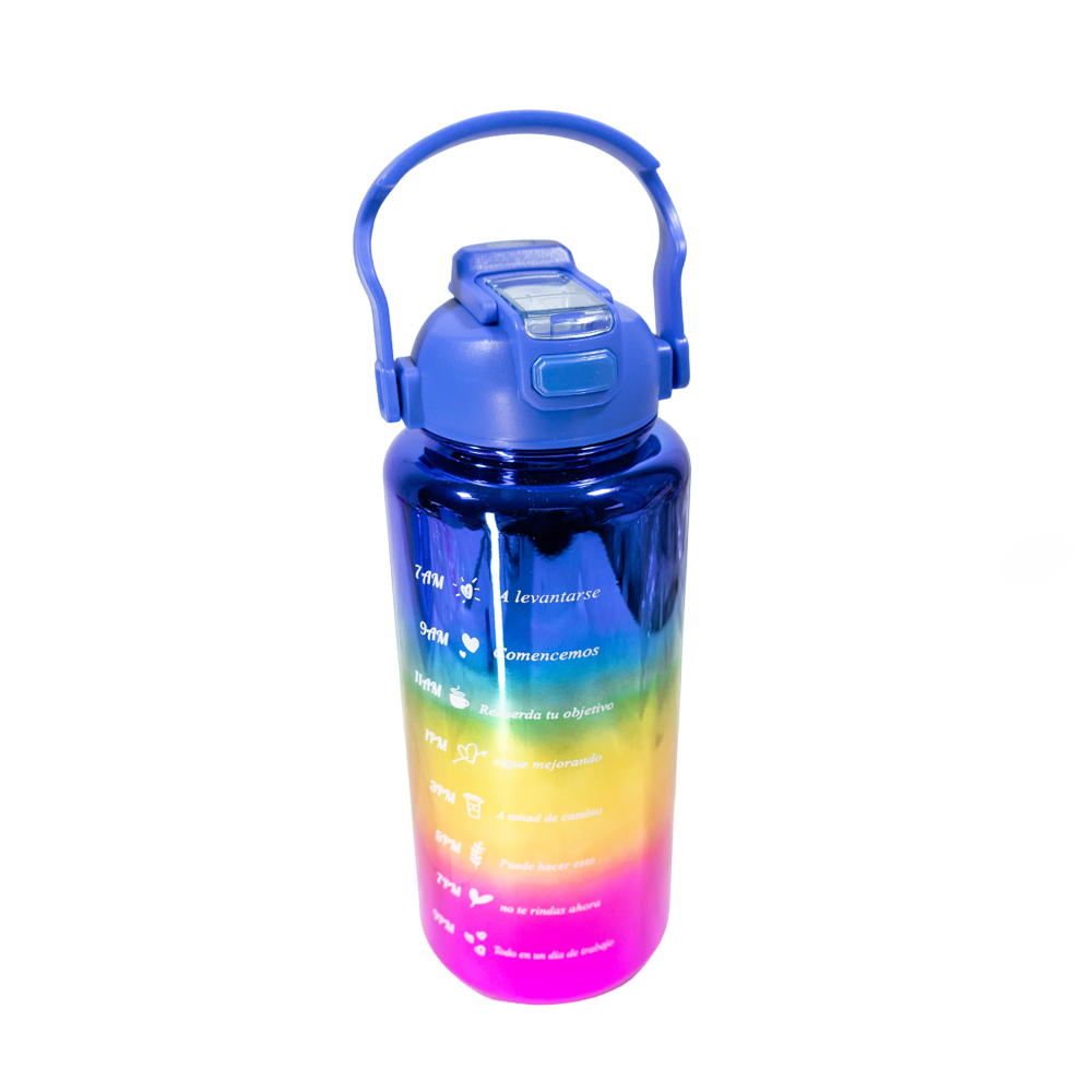 [42227] BOTELLA DE AGUA 2000ML COLORES METALIZADOS DEGRADE