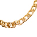 CHOKER DORADO TRENZADO GRUESO.