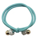 [33610] COLERO DOBLE ELASTICO CON APLIQUES DONAS