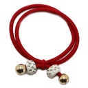 [33610] COLERO DOBLE ELASTICO CON APLIQUES DONAS