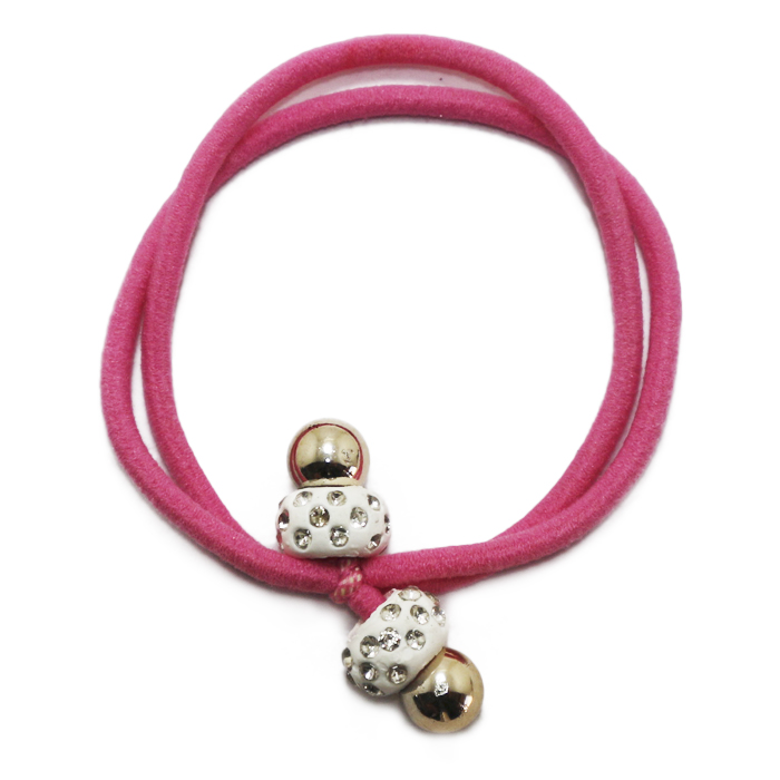 [33610] COLERO DOBLE ELASTICO CON APLIQUES DONAS