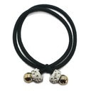 [33610] COLERO DOBLE ELASTICO CON APLIQUES DONAS