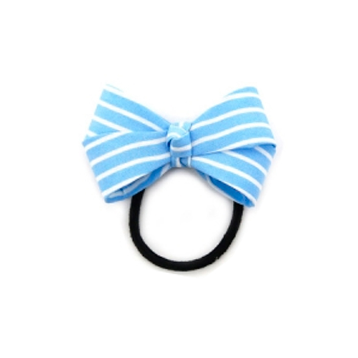 [35102] COLERO ELASTICO MOÑO A RAYAS