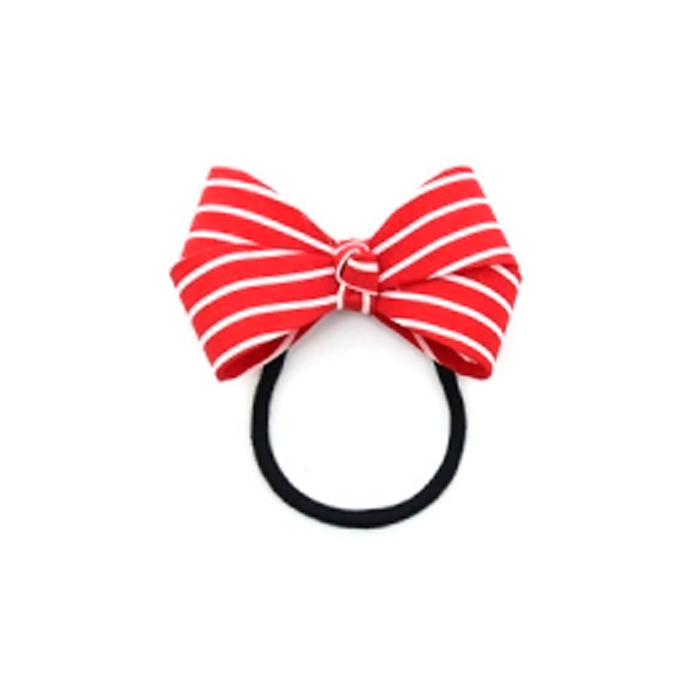 [35102] COLERO ELASTICO MOÑO A RAYAS