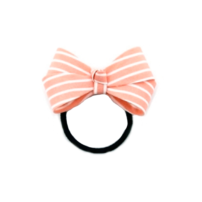 [35102] COLERO ELASTICO MOÑO A RAYAS