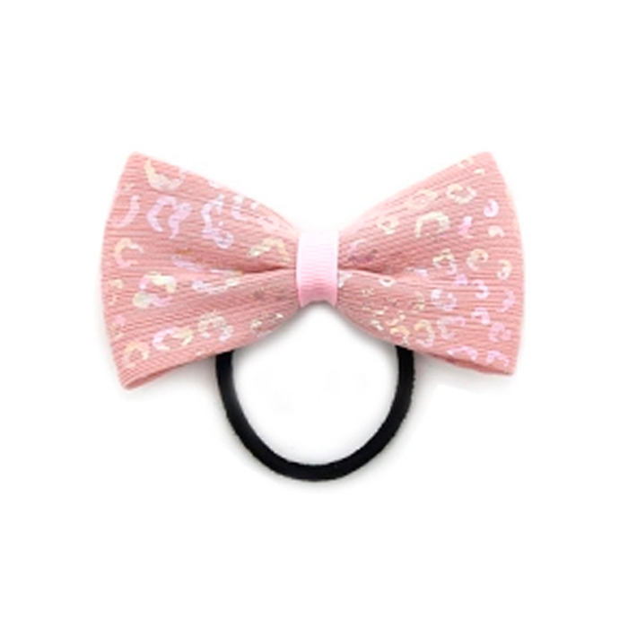 [35108] COLERO ELASTICO MOÑO ANIMAL PRINT HOLOGRAFICO