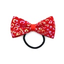 [35108] COLERO ELASTICO MOÑO ANIMAL PRINT HOLOGRAFICO