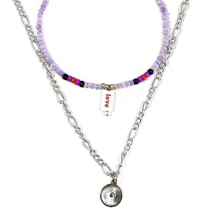 [33947] COLLAR DOBLE INDIE TEENS KIDS
