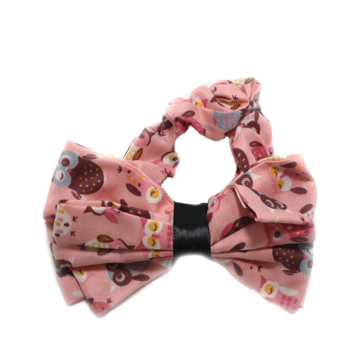 COLERO SCUNZI MOÑO ESTAMPADO BUHOS