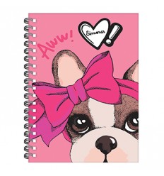 CUADERNO 16X21CM TAPA DURA 80 HOJAS SIMONES