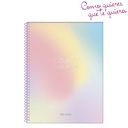 CUADERNO UNIVERSITARIO RAYADO COMO QUIERES QUE TE QUIERA