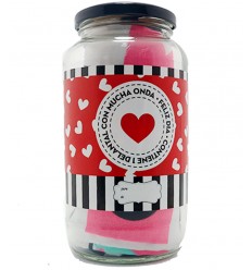 FRASCO CON DELANTAL UNICORNIO