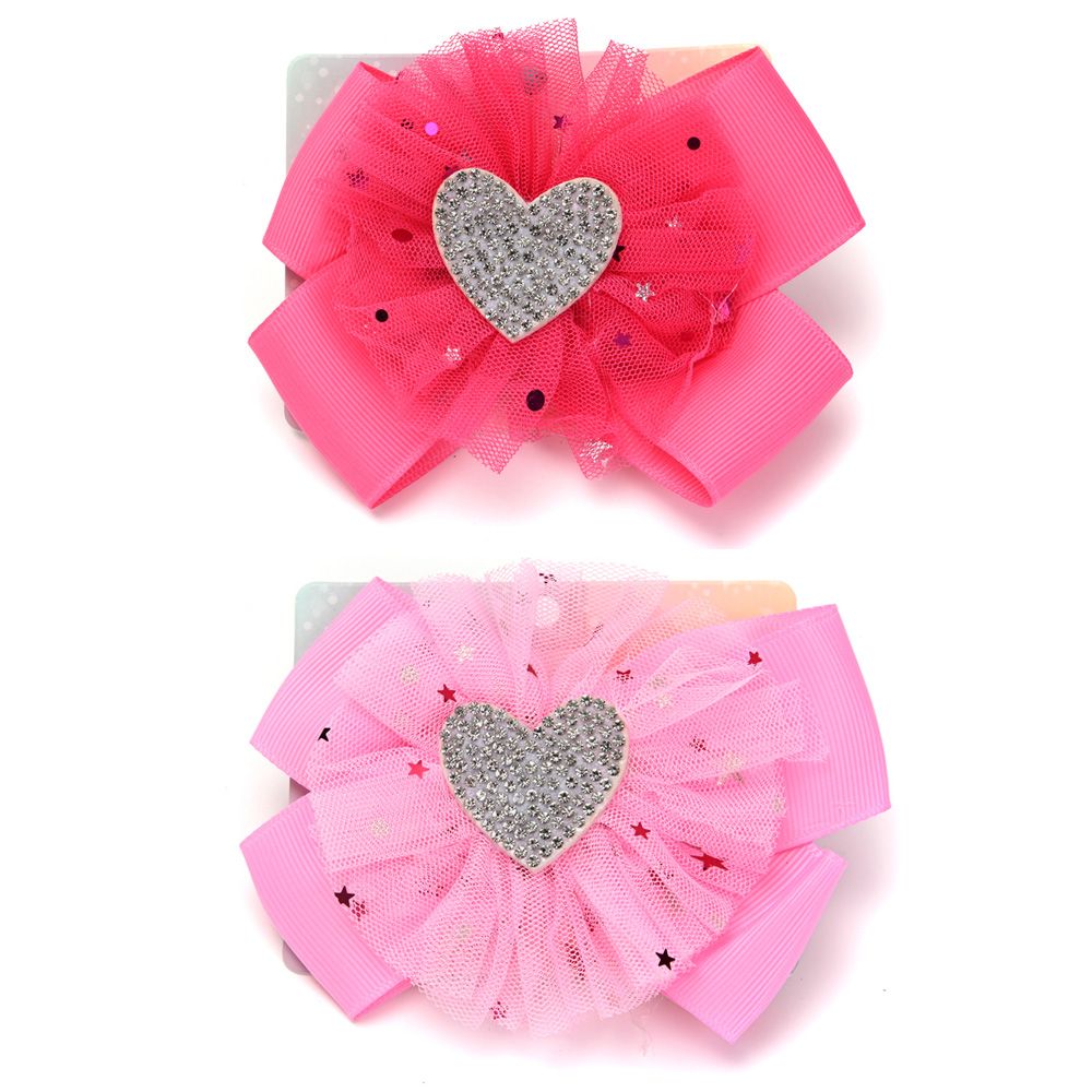 GOMITA INFANTIL CON MOÑO Y CORAZON