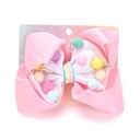 GOMITA INFANTIL MOÑO COMBINADO CON POMPON