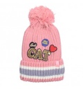 GORRO CON POMPON Y BORDADO INFLUENCER