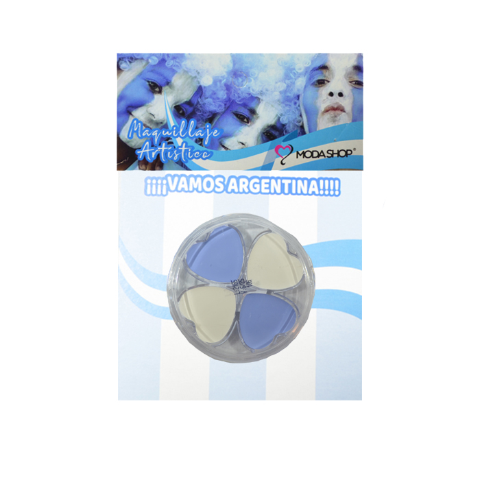 MAQUILLAJE ARTISTICO CORAZON ARGENTINA 10GR