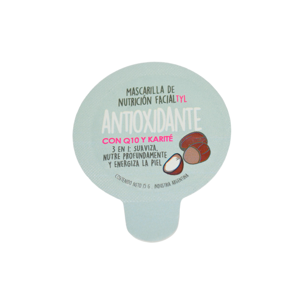 MASCARILLA FACIAL ANTIOXIDANTE CON Q10 Y KARITE