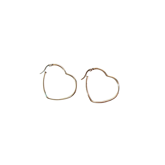 ARO ACERO CORAZON 30MM DORADO