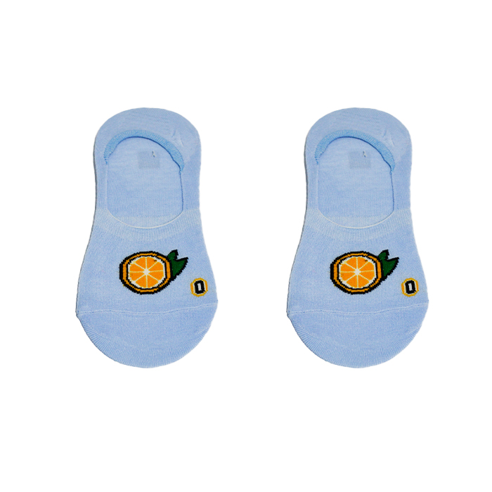 MEDIAS SOQUETE DAMA NARANJA