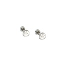 AROS ABRIDORES PLATEADO ACERO  CORONA