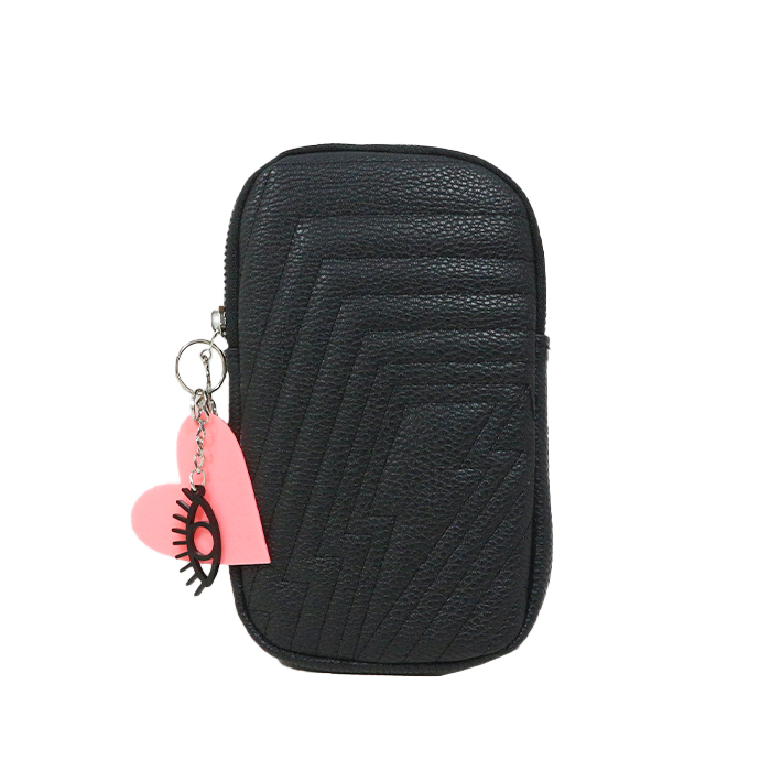PORTA CELULAR BORDADO CON LLAVERO