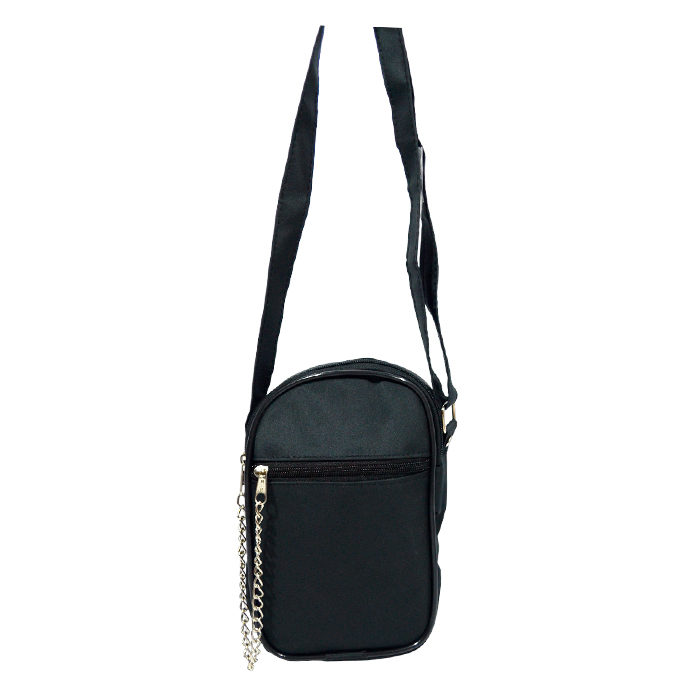 PORTACELULAR CON CADENA TELA IMPERMEABLE