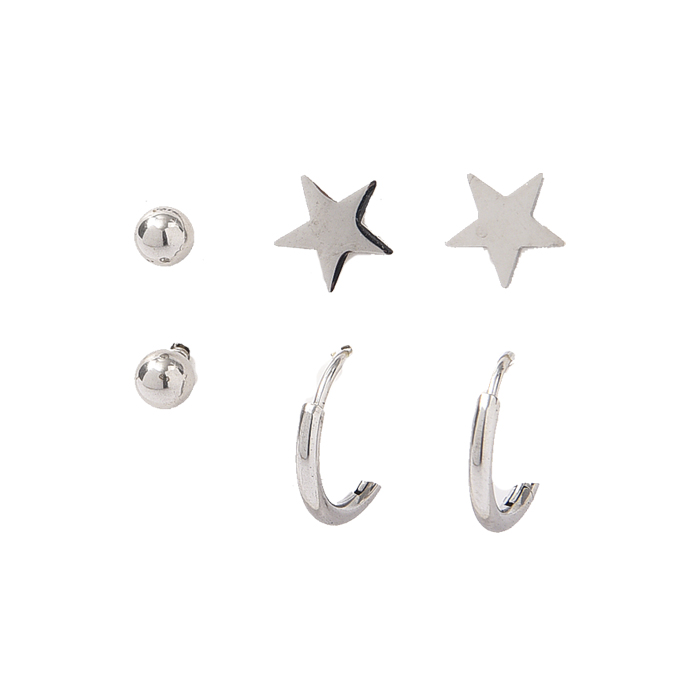 AROS ACERO SET POR 3