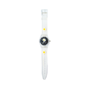 RELOJ MALLA SILICONA TRANSPARENTE C/ FLORES
