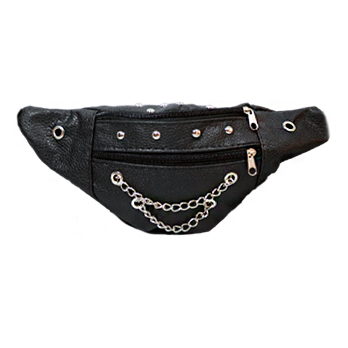 RIÑONERA C/CADENA Y TACHAS