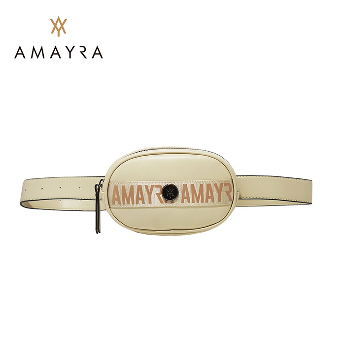 RIÑONERA HERRAJES EN NIQUEL AMAYRA 18X12X6CM