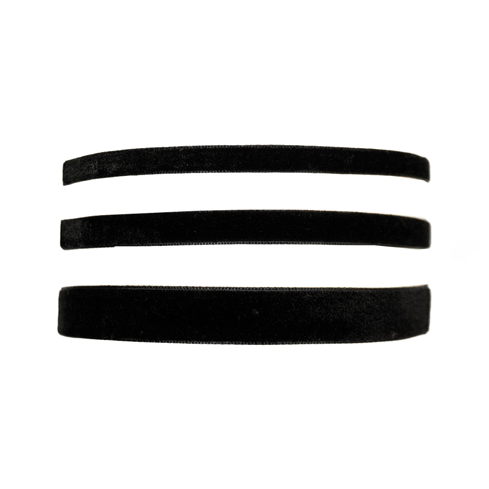 SET CHOKER DE TERCIOPELO