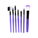 SET DE BROCHAS Y PINCELES POR 7 PIEZAS CON ESTUCHE PARA MAQUILLAJE