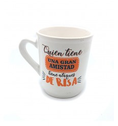 TAZA CON FRASE DIA DEL AMIGO