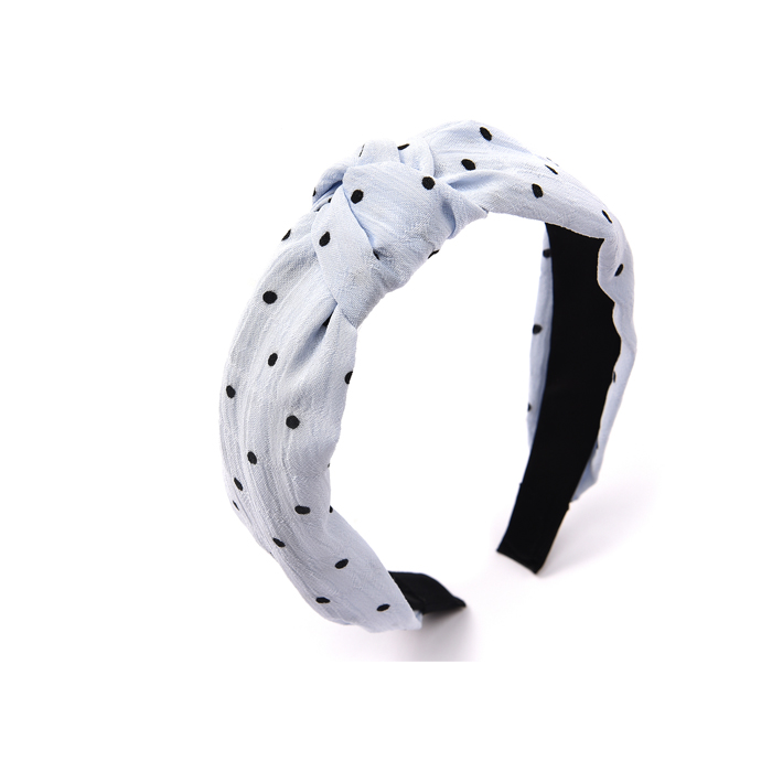 VINCHA DE TELA CON LUNARES