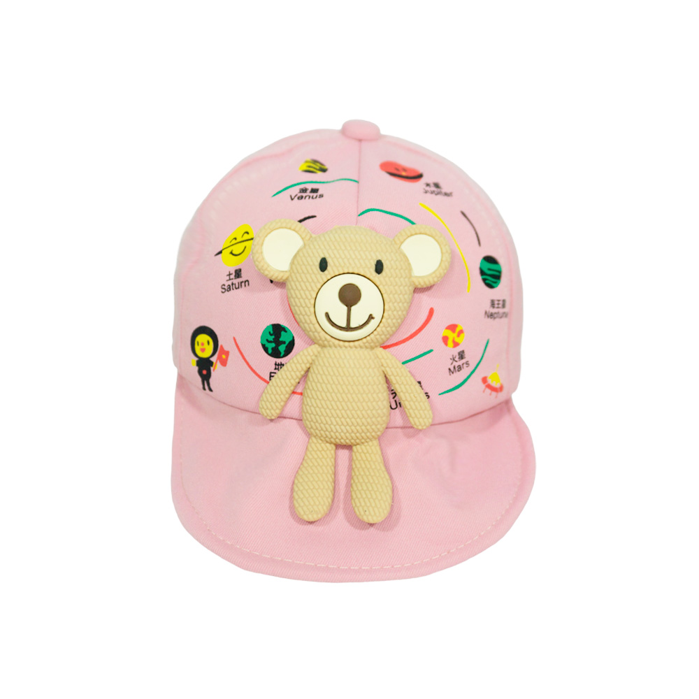 GORRA INFANTIL CON APLIQUE OSITO