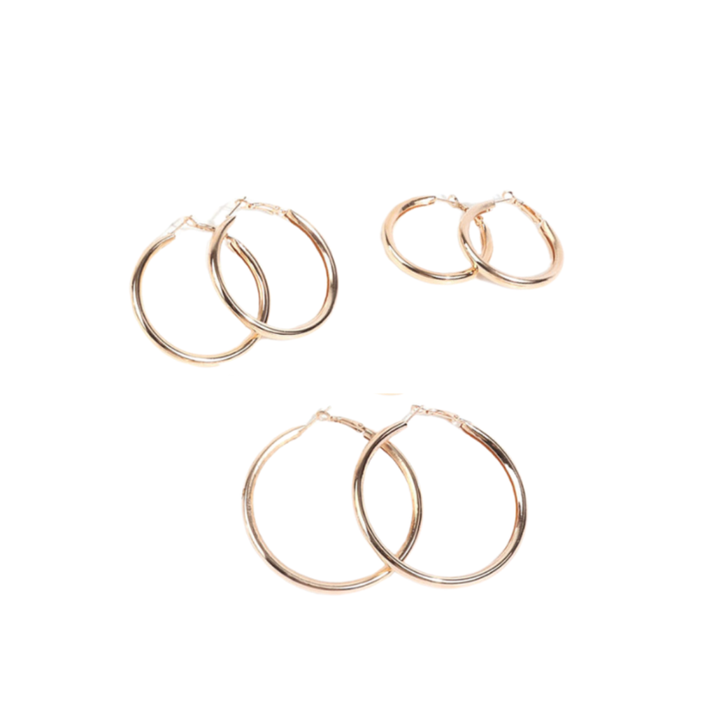 AROS POR TRES PARES - DIFERENTES TAMAÑOS