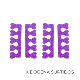 ESPONJA SEPARADORA PARA MANICURA Y PEDICURA X12