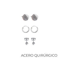 SET DE AROS X3 ACERO QUIRURGICO