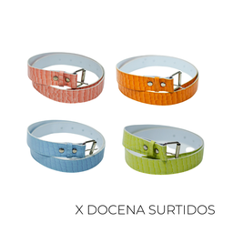 CINTO TEXTURA CROCO CHAROL COLORES X12