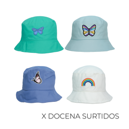 PILUSO CON APLIQUE DE MARIPOSA X12